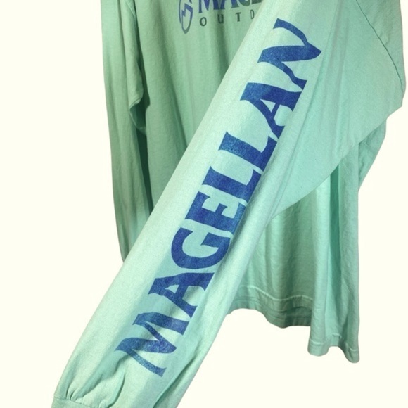 Magellan Outdoors Big Men FishGear Size 3XL Graphic Long Sleeve Spellout T-shirt - Picture 6 of 8